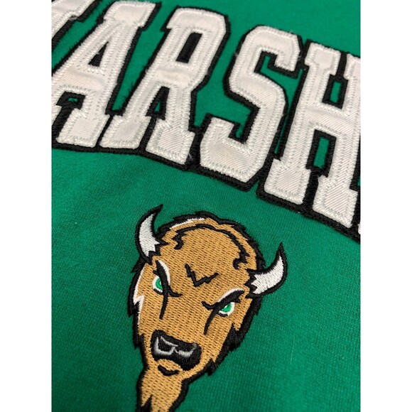 Marshall Thundering Herd Hoodie Mens 2XL Arch Spellout Logo Stadium Pullover - Picture 3 of 10